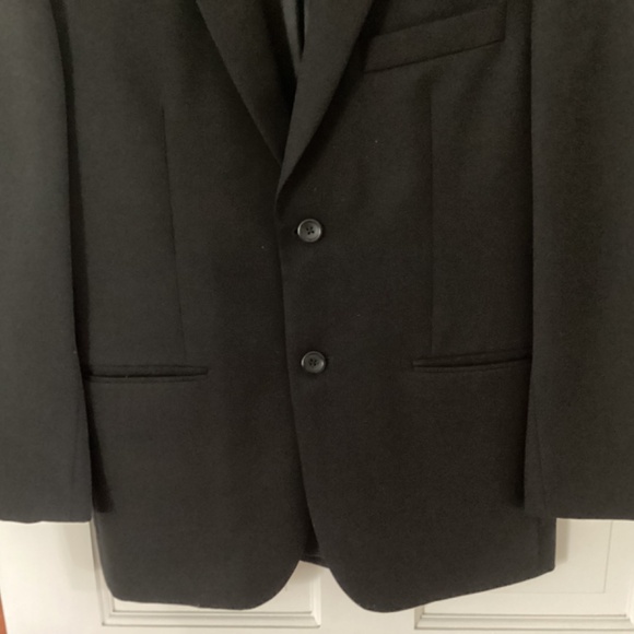 Men’s Black Blazer / Suit Jacket 100% Wool (size 38 Short) - Picture 4 of 9